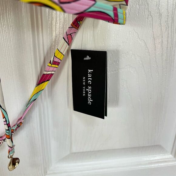 Kate‎ Spade Women's Halter Bikini Top Standard Size 10 - Picture 4 of 5